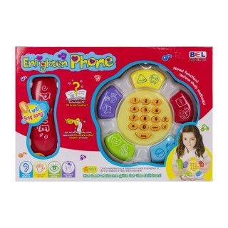 تلفن موزیکال و چراغدار 5033 enlighten phone | شهر اسباب بازی