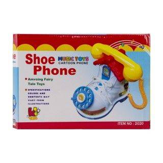 تلفن مدل کفش باطری خور shoe phone | شهر اسباب بازی