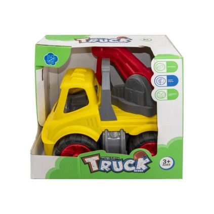 ماشین جرثقیل یدک کش نشکن اسباب بازی truck series  | شهر اسباب بازی