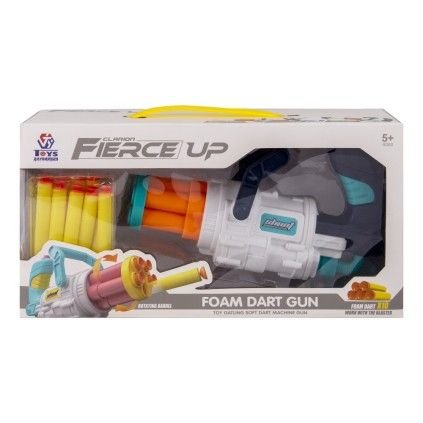 تفنگ مسلسل ماشین گان با تیر فومی 648 foam dart gun  | شهر اسباب بازی