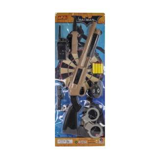 تفنگ وینچستر و دستبند و نارنجک 008 batman  | شهر اسباب بازی