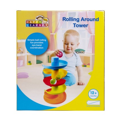 توپ و برج گردانه رولینگ roulling around tower | شهر اسباب بازی