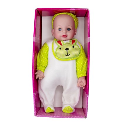 عروسک نوزاد 14 اینچ 3 آواز 14555 | شهر اسباب بازی