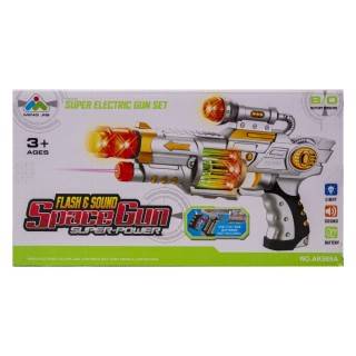 تفنگ کلت موزیکال و چراغدار فضایی 585 | شهر اسباب بازی