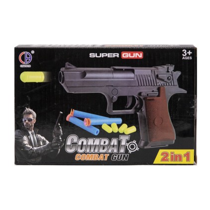 تفنگ کلت تیر فومی و پلاستیکی | شهر اسباب بازی