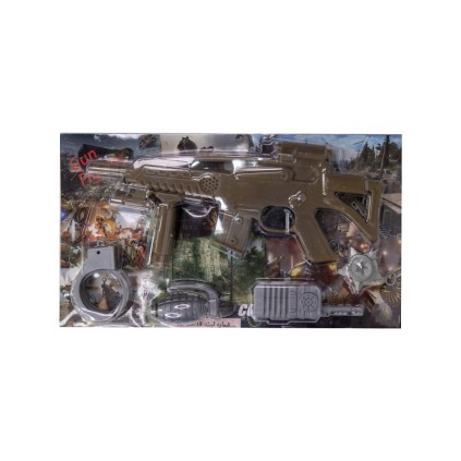 تفنگ اسلحه یوزی و تجهیزات پلیسی  | شهر اسباب بازی