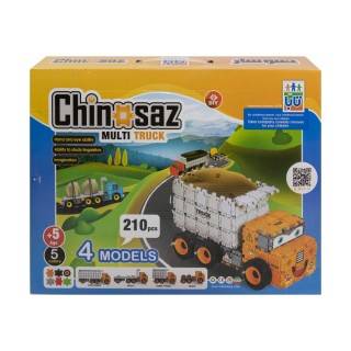 بسته لگو ساختنی 4 مدل کامیون 210 تکه چینوساز | شهر اسباب بازی
