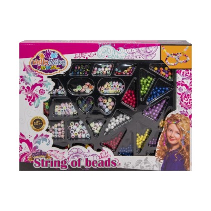 بسته وسایل ساخت دستبند ، گردنبند و کش مو | شهر اسباب بازی