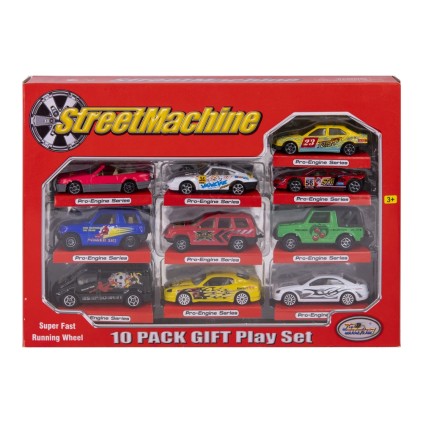 بسته 10 عددی ماشین های خیابانی 2008 | شهر اسباب بازی
