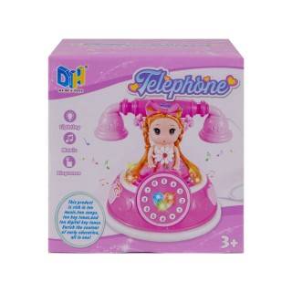 تلفن عروسکی موزیکال و چراغدار 009/14 | شهر اسباب بازی