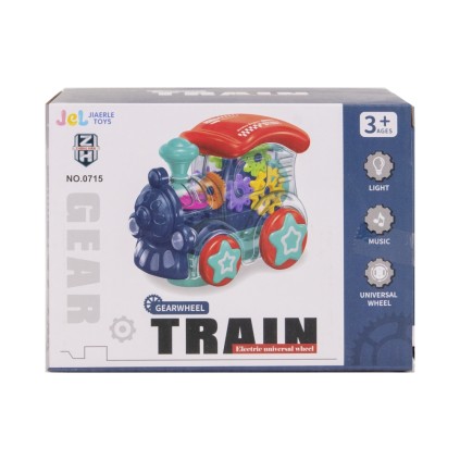قطار چرخ دنده ای و موزیکاال 0715 Gearwheel train  | شهر اسباب بازی