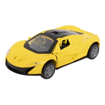 ماشین فلزی عقب کش مک لارن دربازشو موزیکال 1112 | شهر اسباب بازی