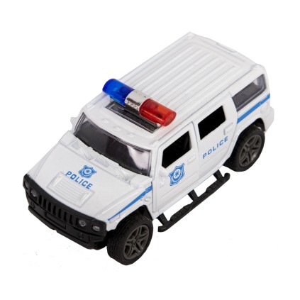 ماشین فلزی هامر پلیس قدرتی دربازشو موزیکال 1102 | شهر اسباب بازی