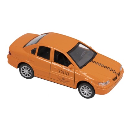 ماشین فلزی سمند تاکسی عقب کش دربازشو 1505 | شهر اسباب بازی