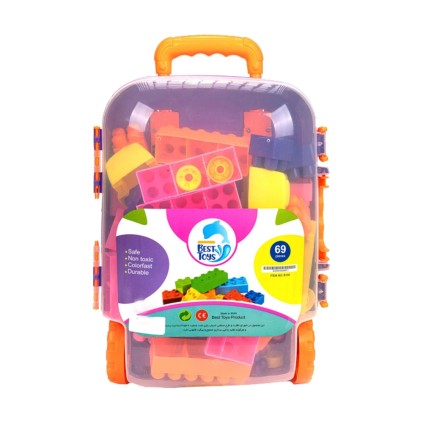 لگو خانه سازی چمدانی چرخدار | شهر اسباب بازی