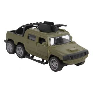 ماشین فلزی هامر وانت با مسلسل دربازشو موزیکال 1115 | شهر اسباب بازی