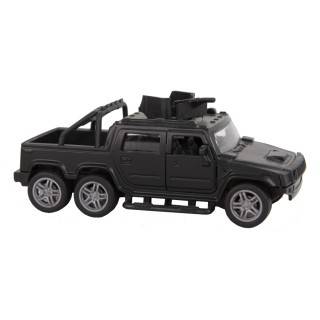 ماشین فلزی هامر وانت با مسلسل دربازشو موزیکال 1115 | شهر اسباب بازی