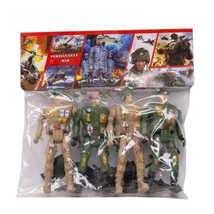 سرباز کیسه ای 4 عددی 1011 | شهر اسباب بازی