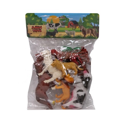 باغ وحش حیوانات اهلی وحشی 7 عددی | شهر اسباب بازی