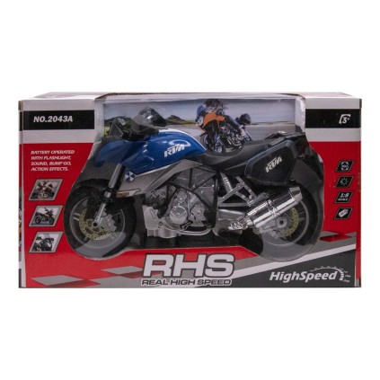 موتور موزیکال طرح پولسار باطری خور 2043 | شهر اسباب بازی