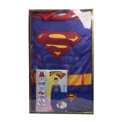 لباس سوپر من عظله ای 110 سانت مناسب سن7و8 سال | شهر اسباب بازی