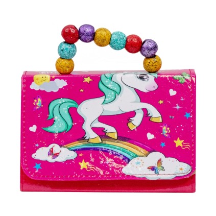 کیف دستی دخترانه طرح دار اسب پونی | شهر اسباب بازی