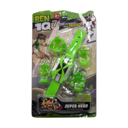 ساعت بن تن 4 آدمکدار چراغدار0806 | شهر اسباب بازی