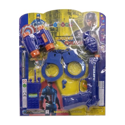 ست تفنگ کماندو کلت دستبند دوربین بیسیم نارنجک 34380 | شهر اسباب بازی