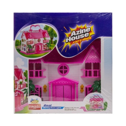 کلبه آذین با لوازم خانه | شهر اسباب بازی