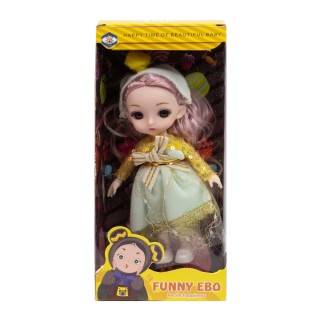 عروسک مفصلی لباس زمستانی 1049 | شهر اسباب بازی