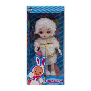 عروسک مفصلی لباس زمستانی 1049 | شهر اسباب بازی