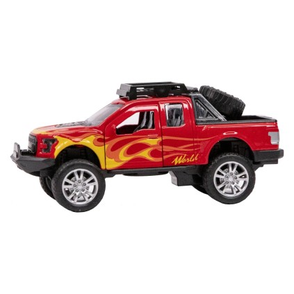 ماشین آفرود وانت زاپاس دار عقب کش فلزی147 | شهر اسباب بازی