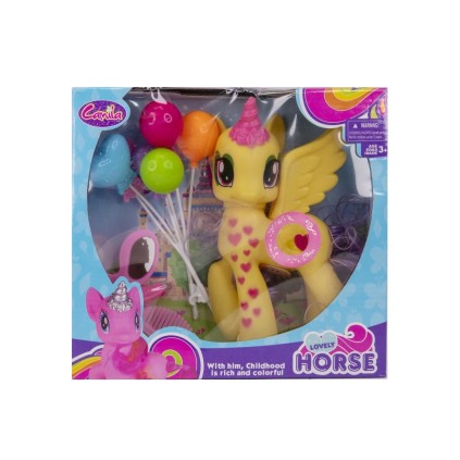 اسب پانی موزیکال با بادکنک BB93 | شهر اسباب بازی