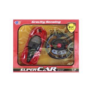 ماشین فراری کنترلی فرمانی سقف باز شو شارژی | شهر اسباب بازی