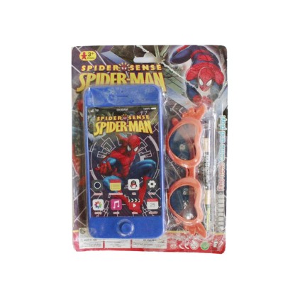 موبایل و عینک با باطری اسپایدرمن0089 | شهر اسباب بازی