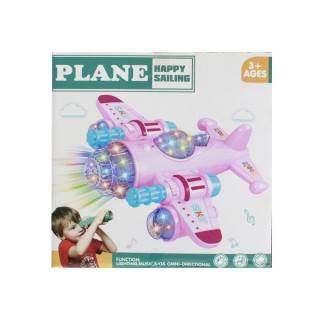 هواپیما باطریخور موزیکال چراغدار 8085 | شهر اسباب بازی