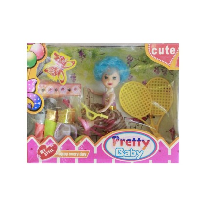 عروسک با دوچرخه و تنیس 101 | شهر اسباب بازی