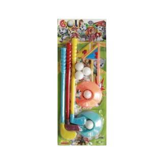 گلف 3چوپ رنگی روکارتی  | شهر اسباب بازی