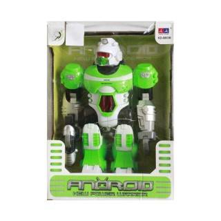 ربات آدم آهنی باطریخور صدادار راه رو KD8803 | شهر اسباب بازی