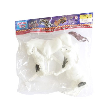 حیوانات اهلی 3 عددی درج تویز 01225 | شهر اسباب بازی