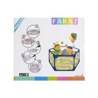 استخر توپ پارچه ای 90/90/55سانت 609 | شهر اسباب بازی