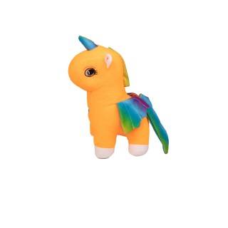 عروسک پولیشی اسب تک شاخ بال دار27 سانت | شهر اسباب بازی