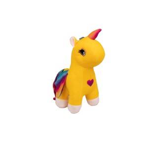 عروسک پولیشی اسب تک شاخ بال دار27 سانت | شهر اسباب بازی