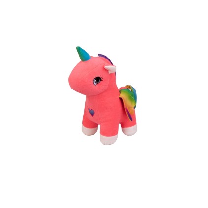 عروسک پولیشی اسب تک شاخ بال دار27 سانت | شهر اسباب بازی