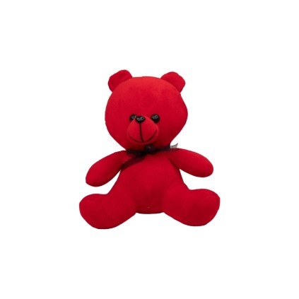 عروسک پولیشی خرس پاپیونی نشسته 26 سانت | شهر اسباب بازی