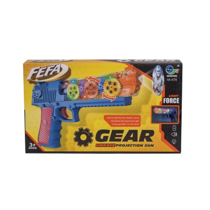 تفنگ کلت چرخ دنده ای باطریخور 678 | شهر اسباب بازی