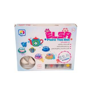 سبد چایی خوری چینی با آبرنگ 4002 | شهر اسباب بازی