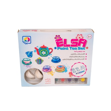 سبد چایی خوری چینی با آبرنگ 4002 | شهر اسباب بازی