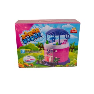 کلبه بهار 3 طبقه با لوازم ویلایی  | شهر اسباب بازی