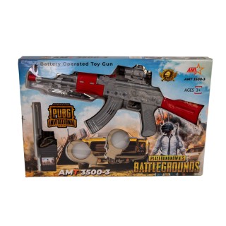 تفنگ کلاش باطریخور با بیسیم و دستبند 3500/3 | شهر اسباب بازی